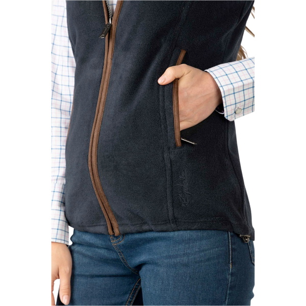 2025 Rydale Damen Huggate Fleece Weste 405697 - Ink